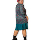 80’s Retro Floral Layered Dress (3X)