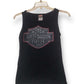 Harley Davidson Black Muscle Tank (S)