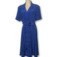 90’s Polka Dot Print Shirt Dress (M)