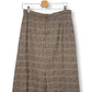 60’s/70’s Dana Point Brown Plaid Skirt Suit (L)