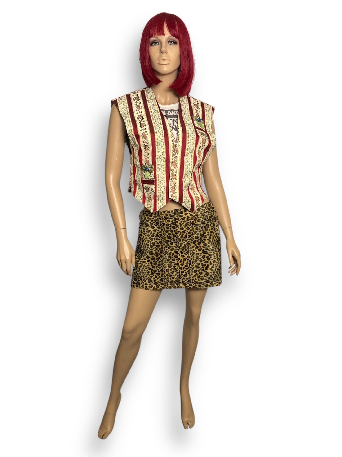 Vintage Embroidered Vest (M/L)