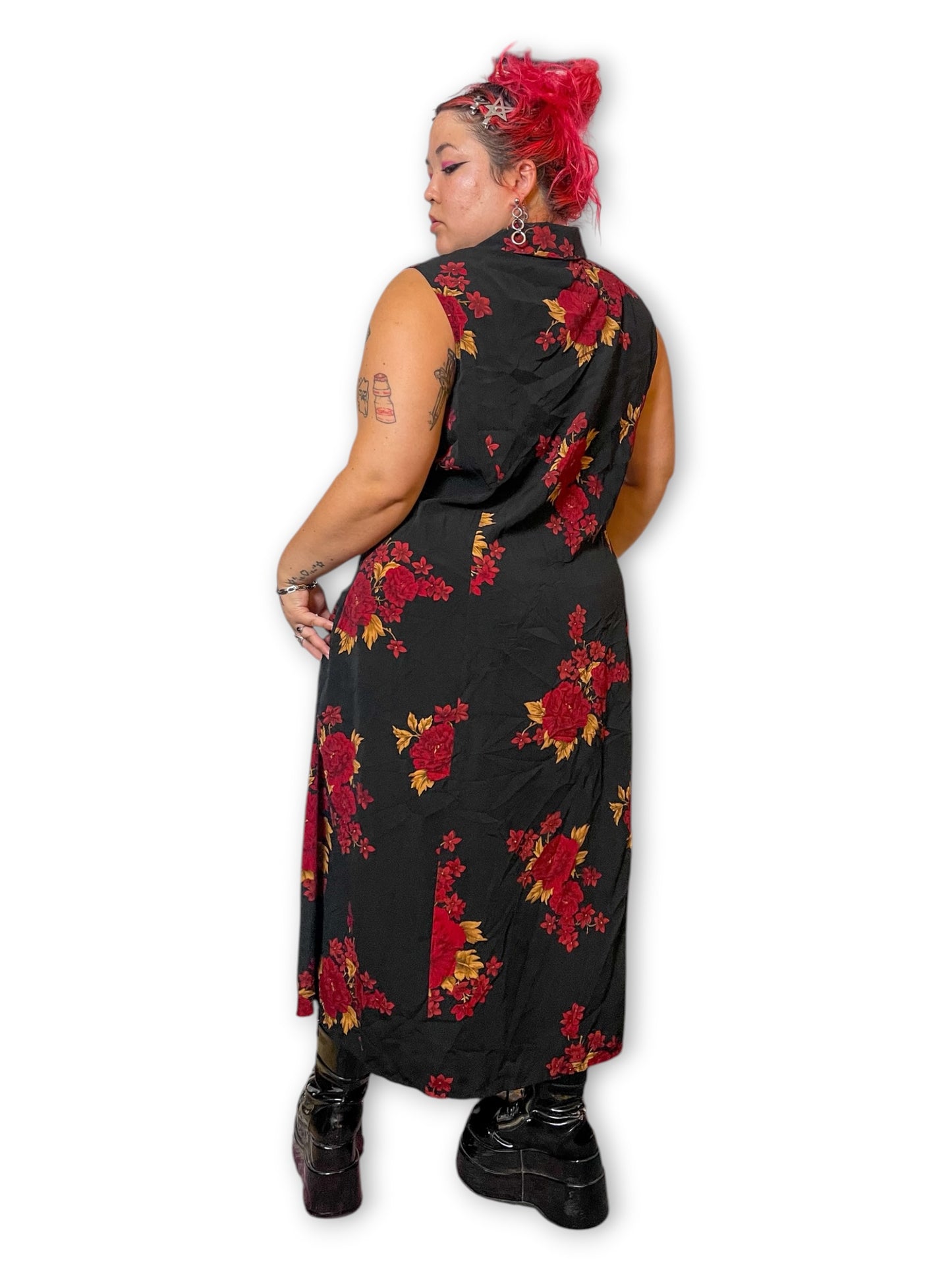 90’s/Y2K Boho Grunge Maxi Dress (3X)