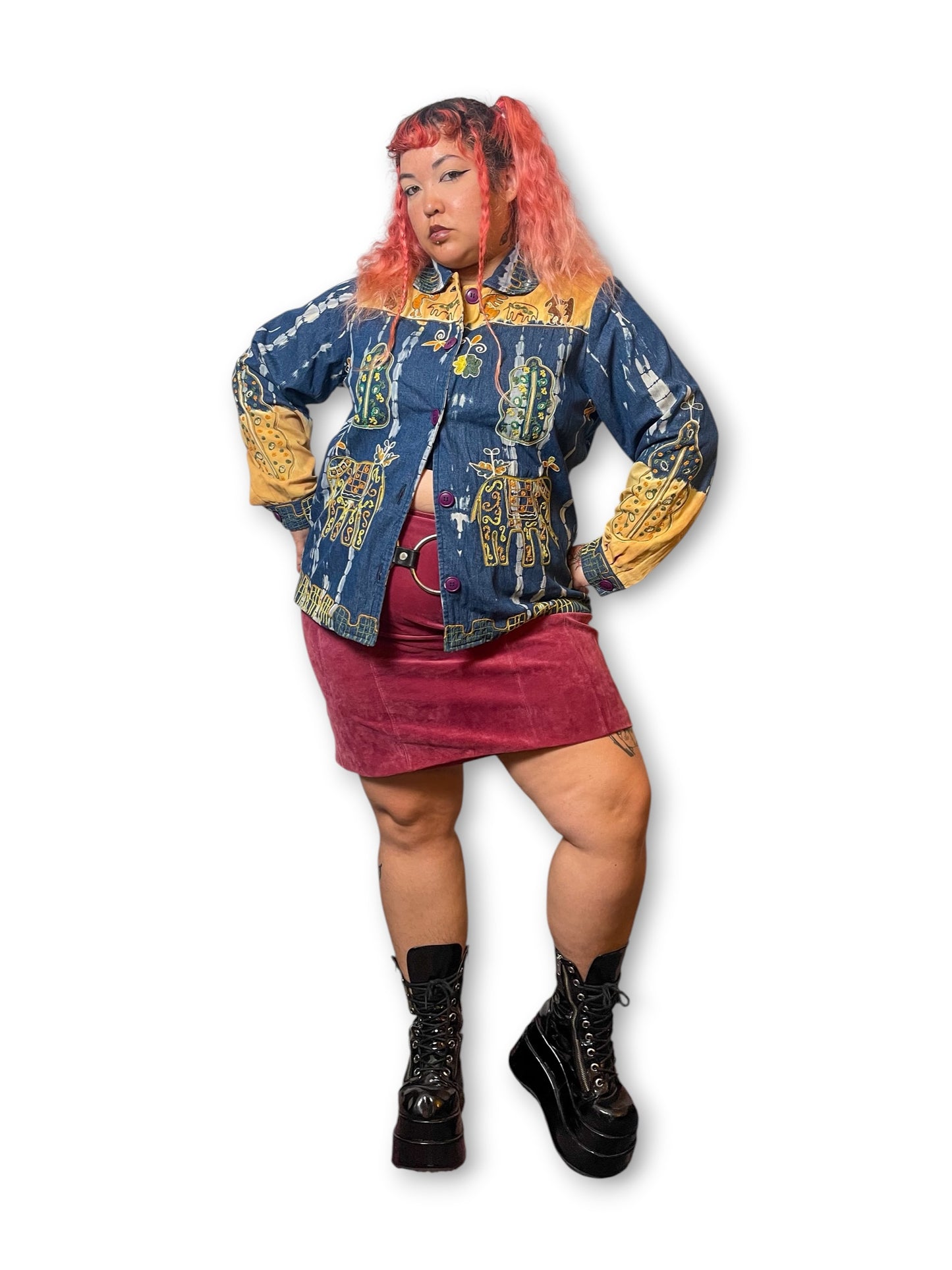 90’s Boho Hippie Jacket (1X)