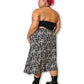 Y2K Leafy Print Midi Skirt (2X/3X)
