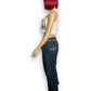 Y2K Angels Dark Wash Jeans (XL)
