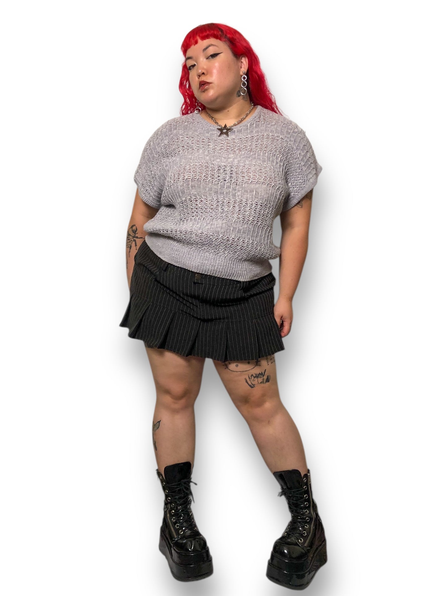 90’s TanJay Gray Sweater Vest (2X)