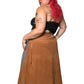 90’s Tumbleweeds Neutral Colorblock Skirt (XL/2X/3X)
