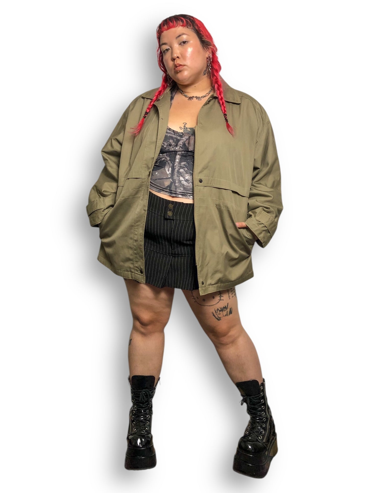 80’s/90’s Woman’s World by Utex Khaki Jacket (2X/3X)