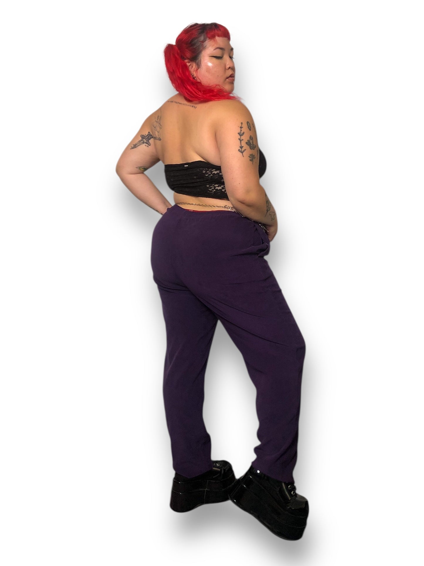 90’s/Y2K TanJay Purple Pants (XL/2X)