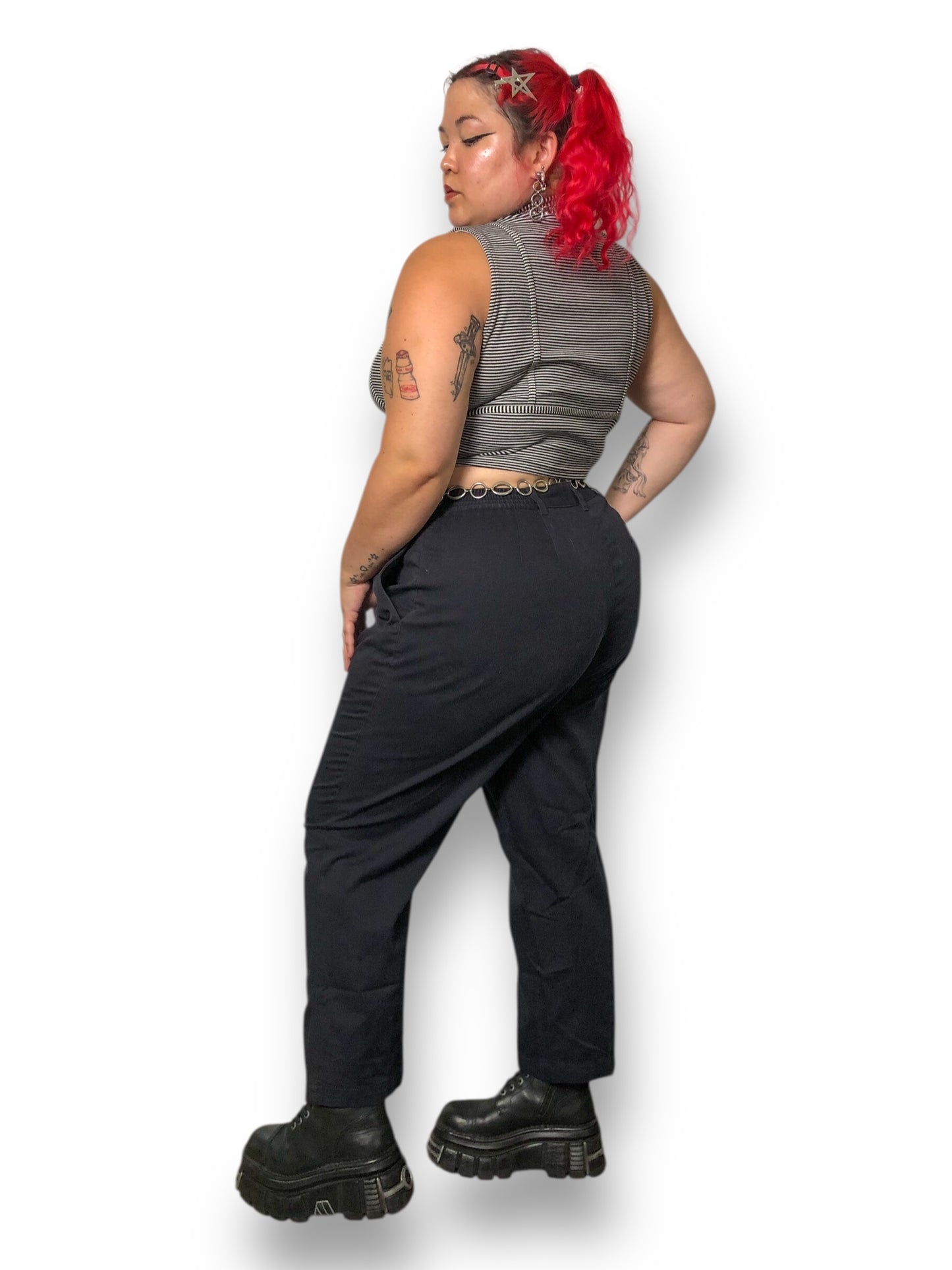 Y2K Elisabeth by Liz Claiborne Black Trousers (2X)