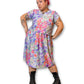 80’s Watercolor Floral Print Dress (3X)