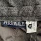 70’s/80’s Gray Wool Pencil Skirt (1X)