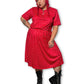 90’s/Y2K Polka Dot A-Line Dress (1X/2X)