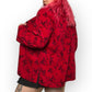 Y2K Elementz Red Floral Print Blazer (2X)