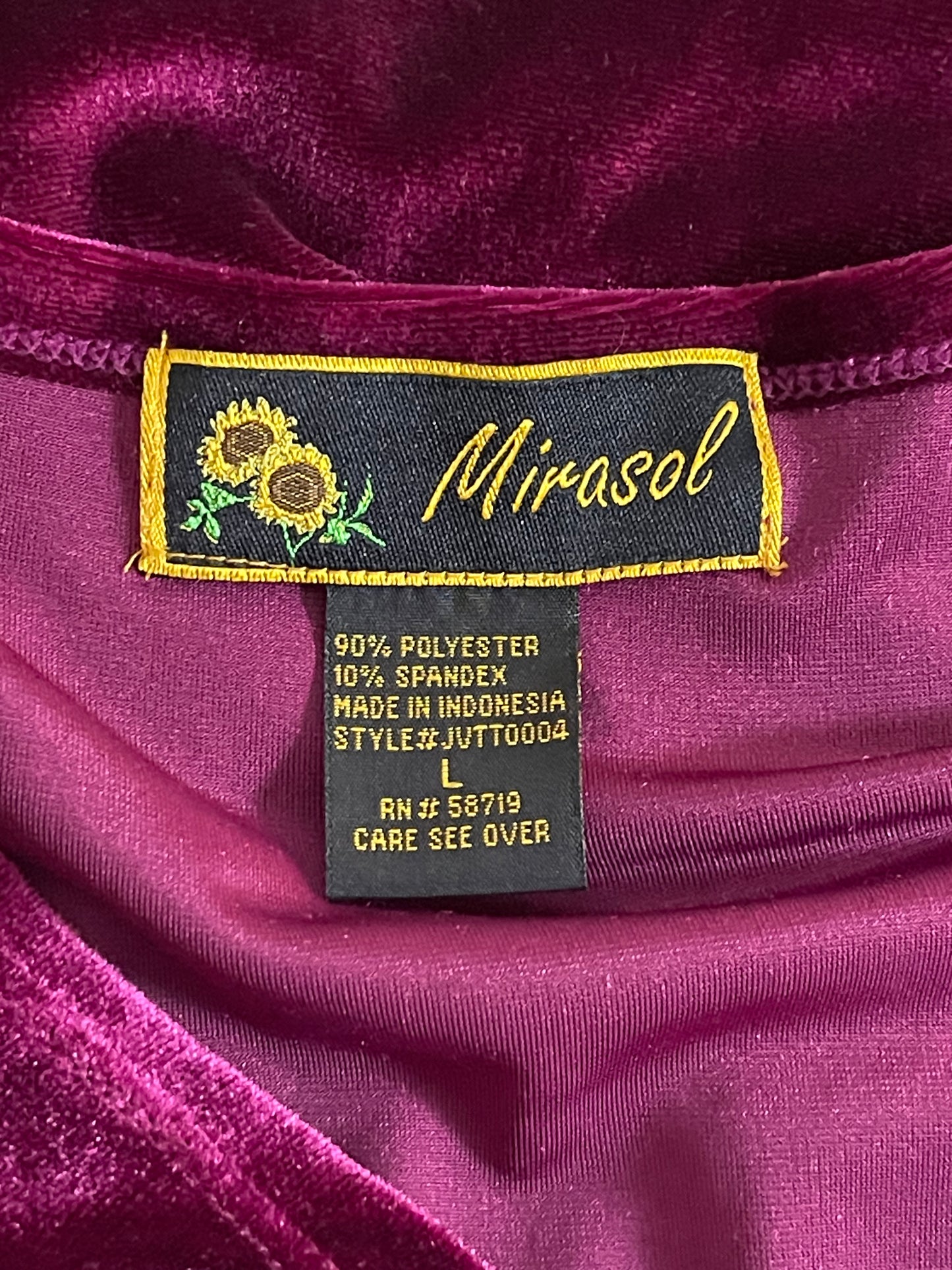 Y2K Velvet Tank Top (L/XL)