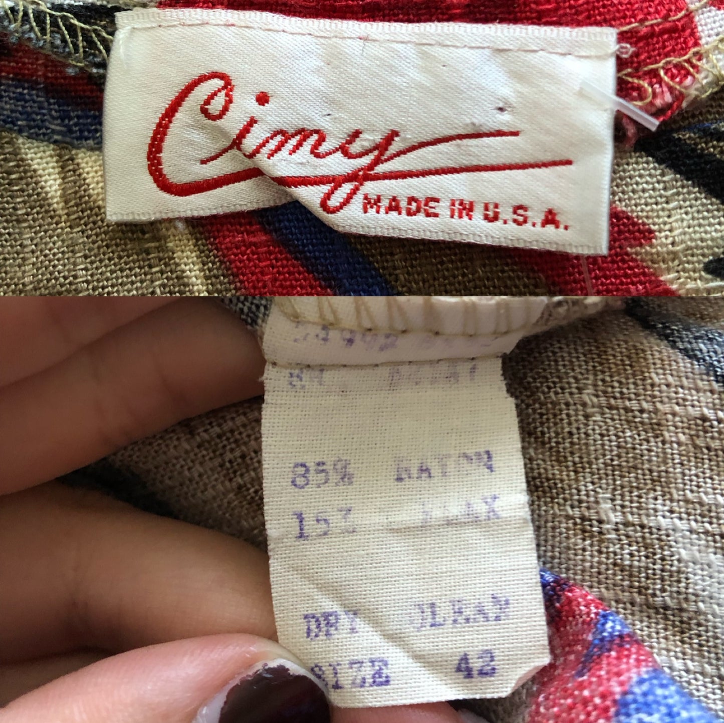 70’s/80’s Cimy Retro Floral Print Shirt (2X)