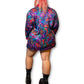 80’s Colorful Retro Print Blazer (XL/1X)