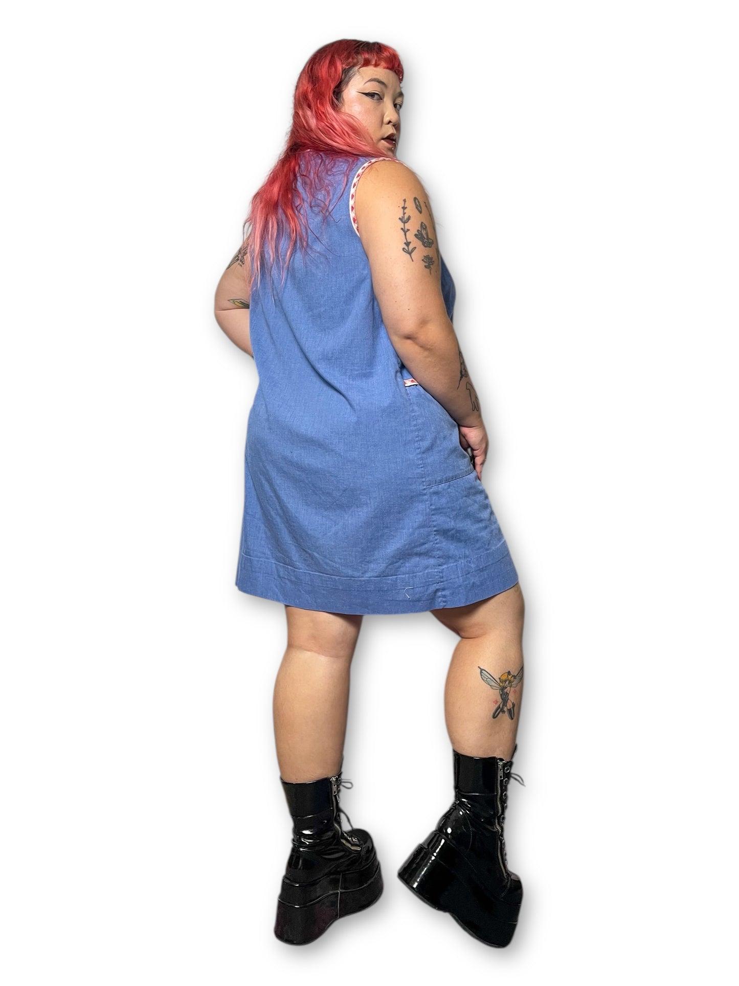 80’s Granada Blue House Dress (XL)