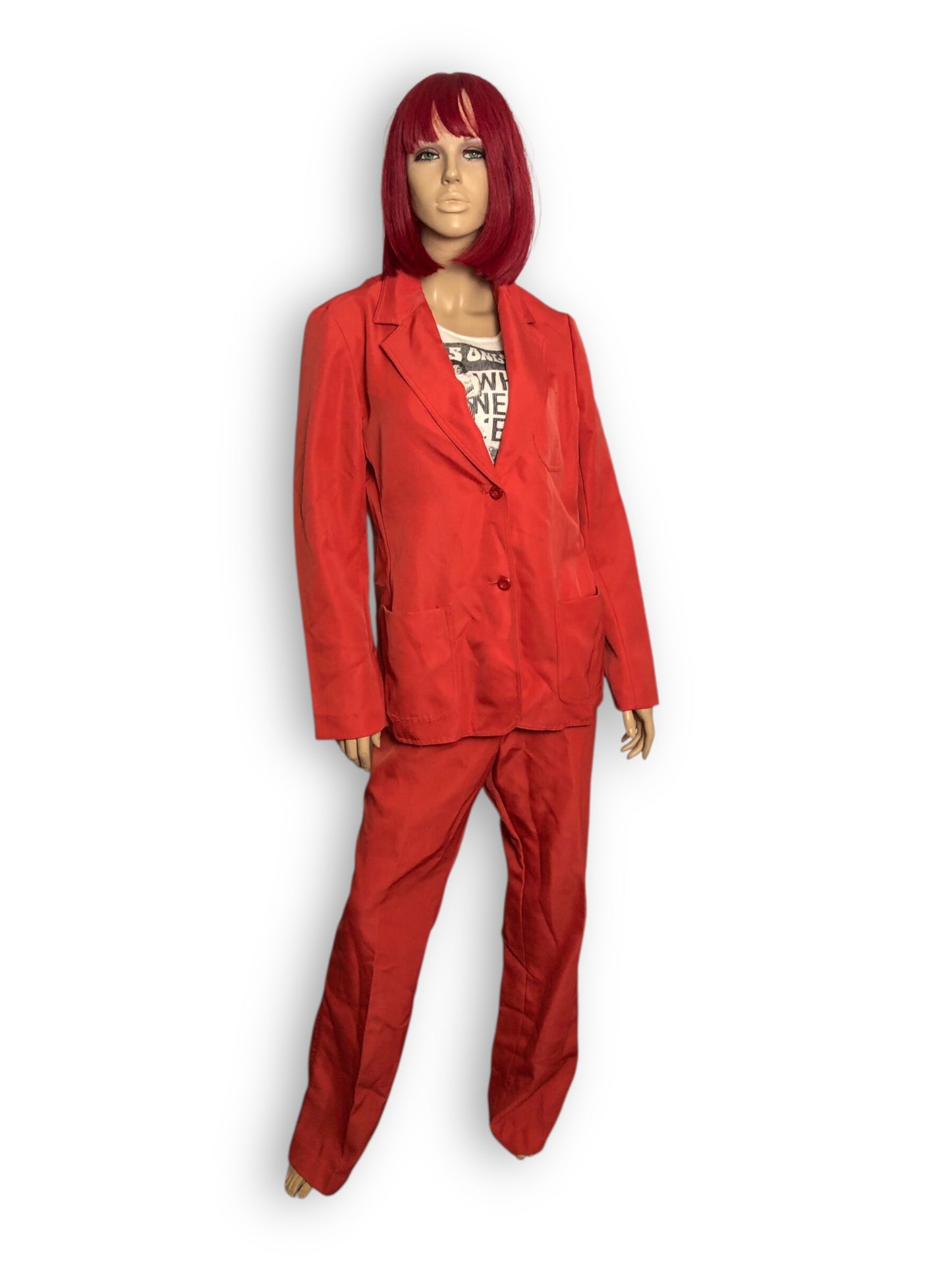 80’s/90’s Spiegel Sunset Orange 2-Piece Suit (L/XL)