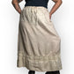 90’s/Y2K Coldwater Creek Cream Maxi Skirt (3X)