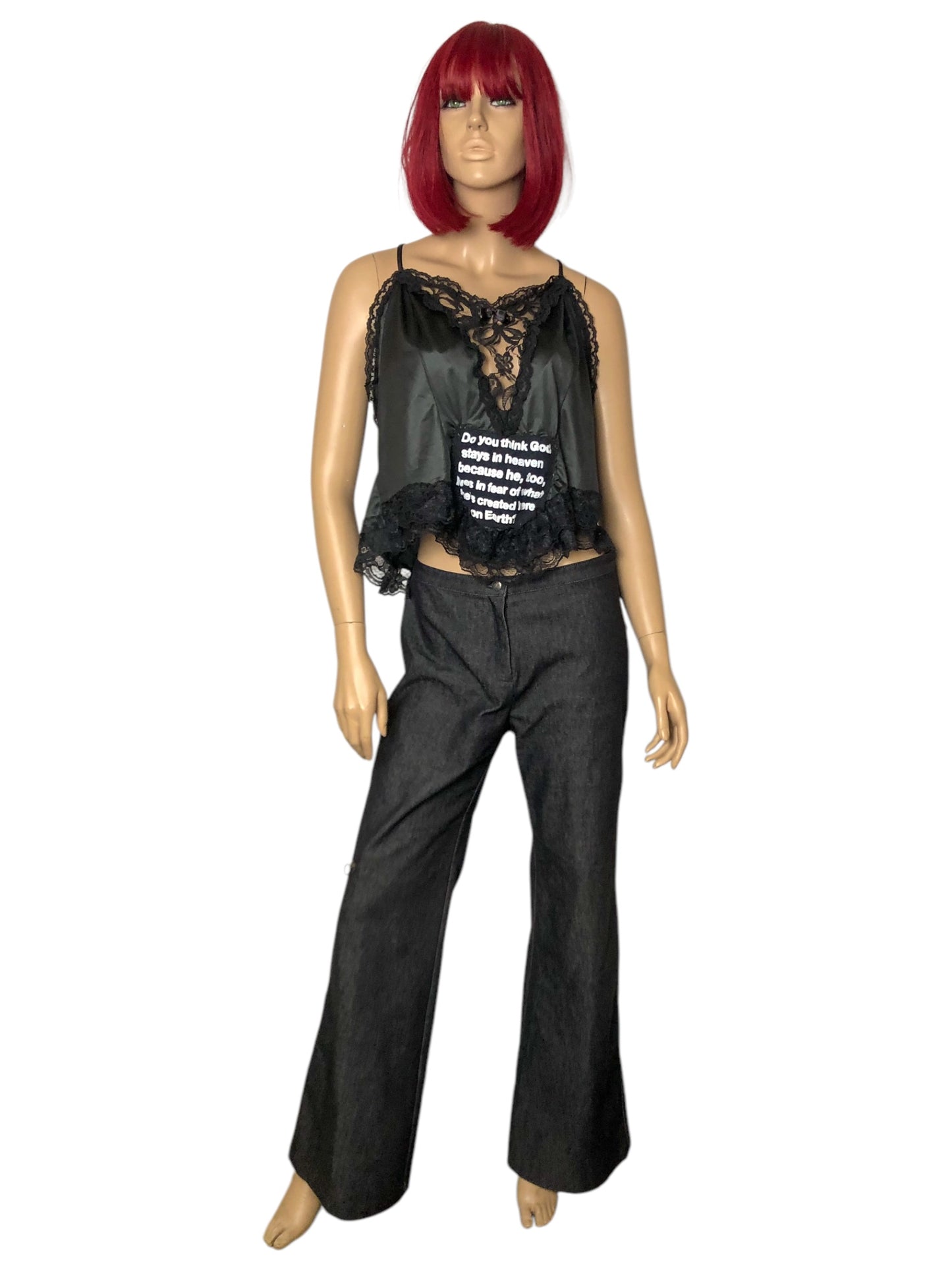 90’s/Y2K Cop. Copine Black Denim Jeans (L)