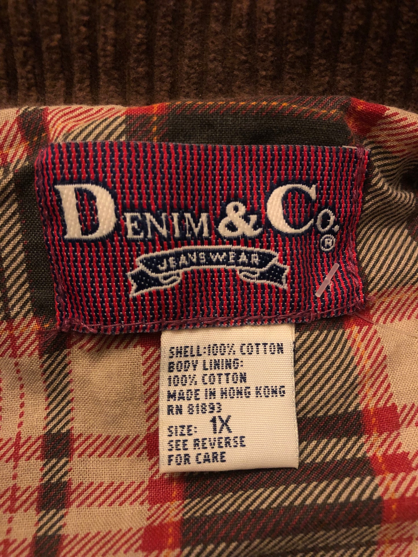 90’s/Y2K Denim & Co Khaki Chore Jacket (XL/2X)