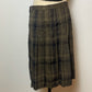 90’s Grunge Plaid Pleated Skirt (M/L)