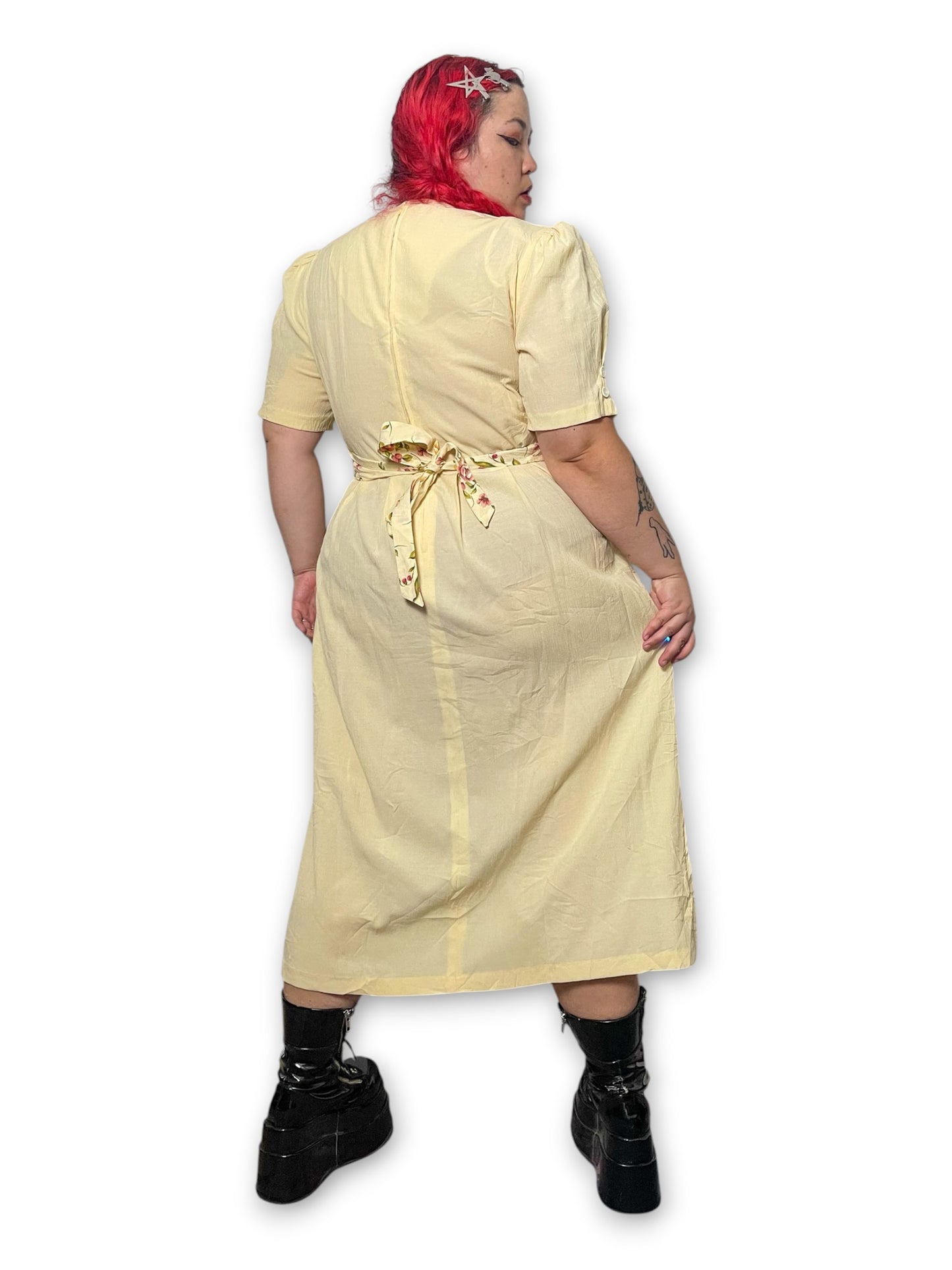 Y2K Prairie Cottage Maxi Dress (1X)