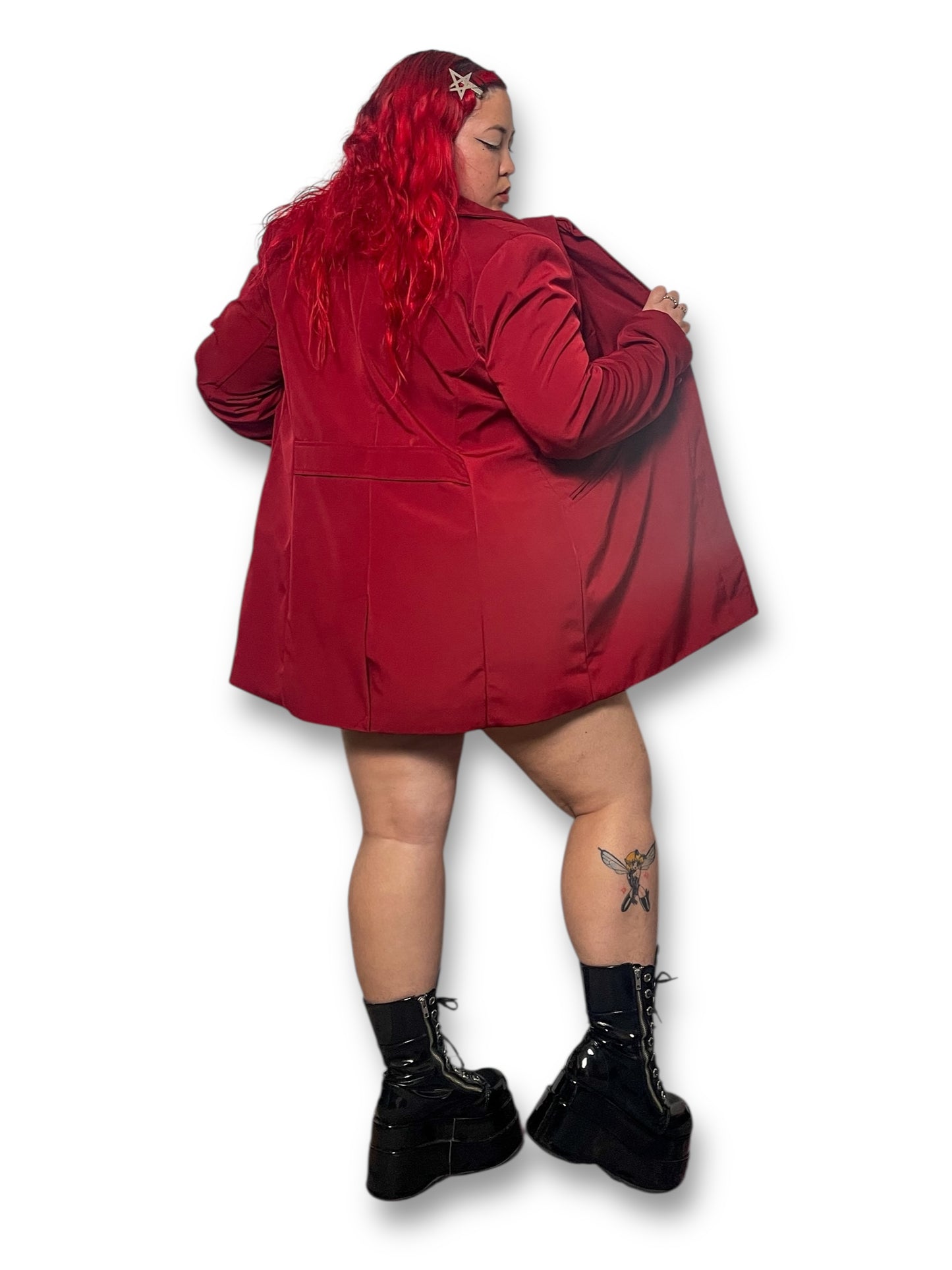 90’s Merona Red Trench Coat (L/XL)