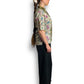 90’s/Y2K White Graphic Print Button Down Shirt (M/L)