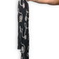 Black Swirly Scarf