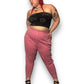 90’s/Y2K Venezia Pink Stirrup Pants (2X)