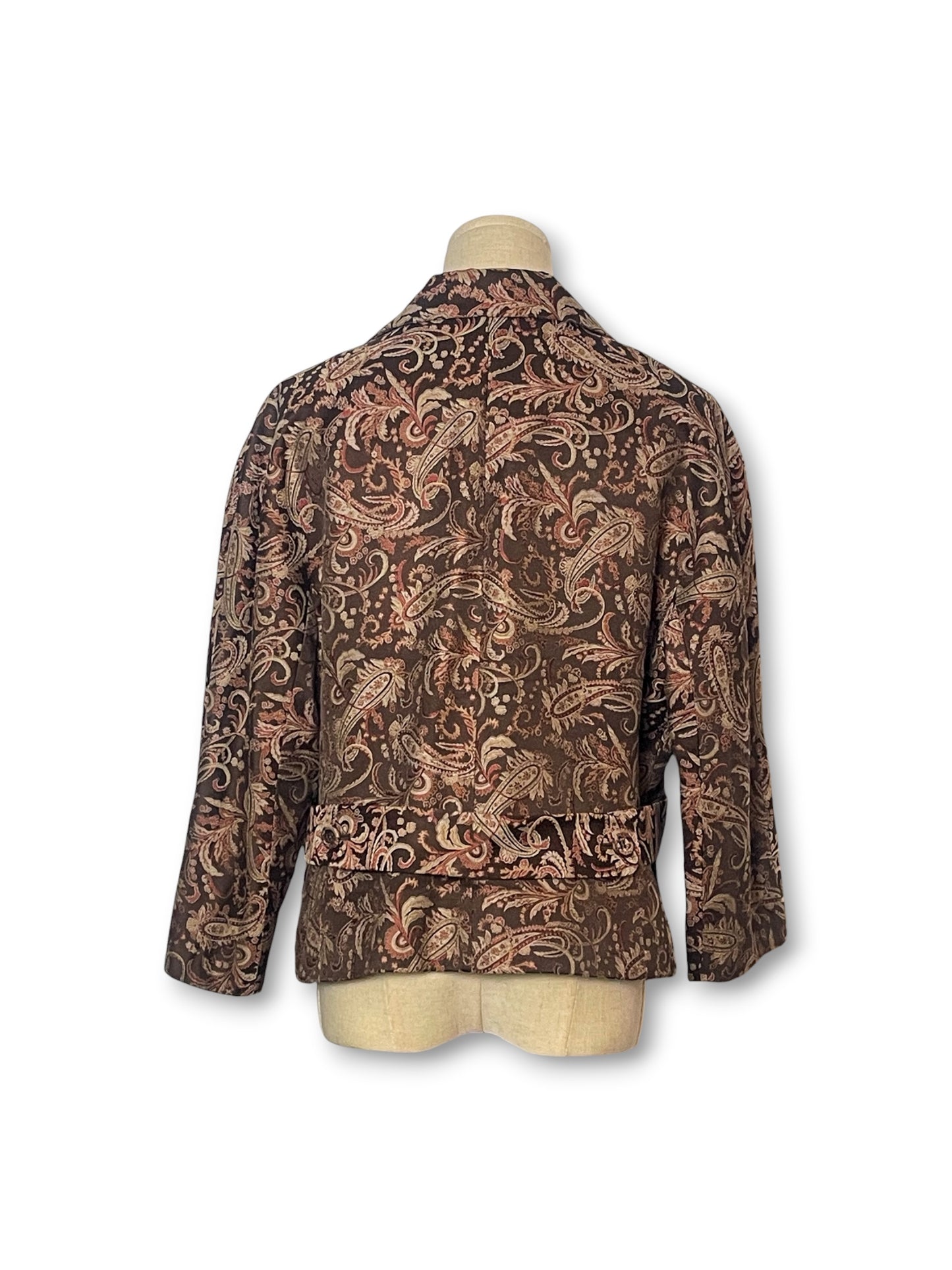 90’s Paisley Brocade Blazer (XL)