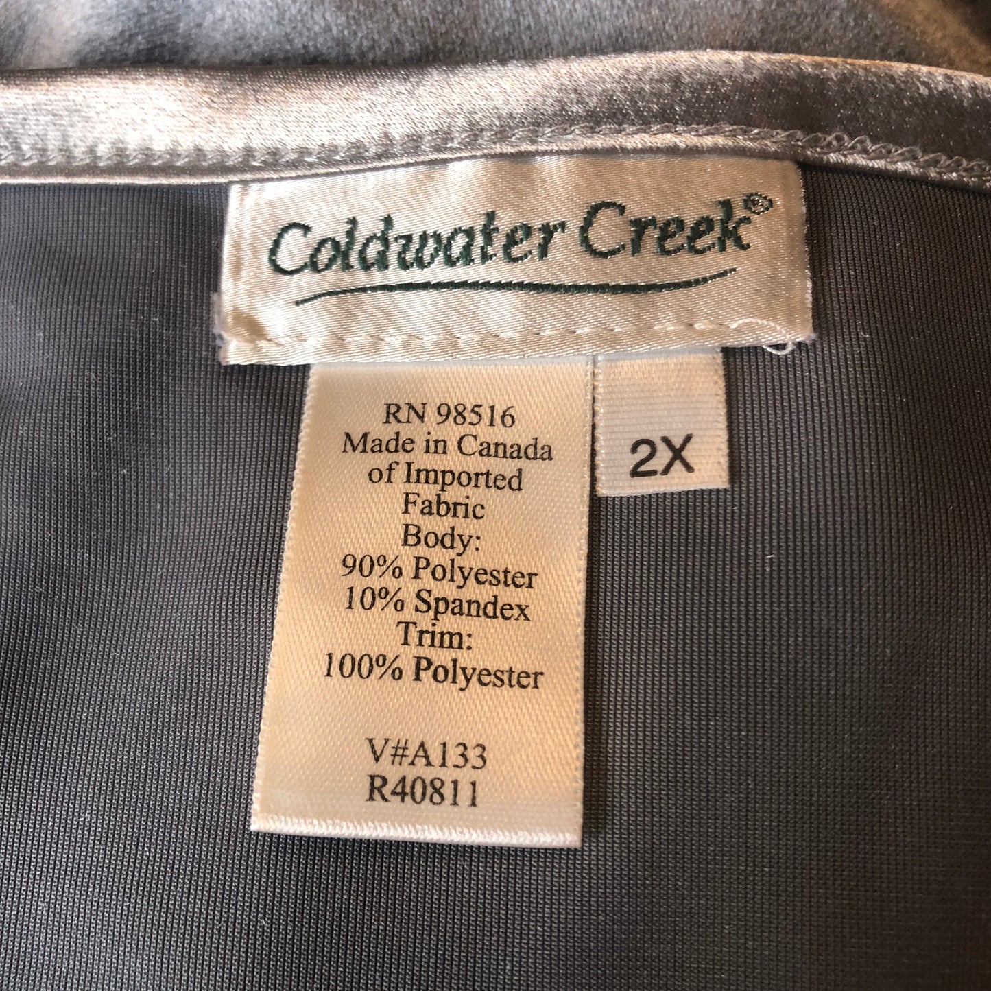 90’s Coldwater Creek Gray Velour 3-Piece Lounge Set (2X)