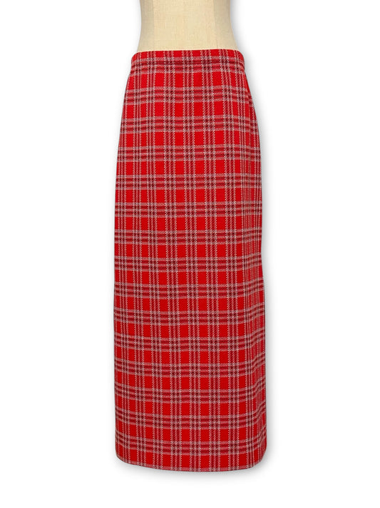 70’s/80’s Retro Grunge Plaid Maxi Skirt (M/L/XL)