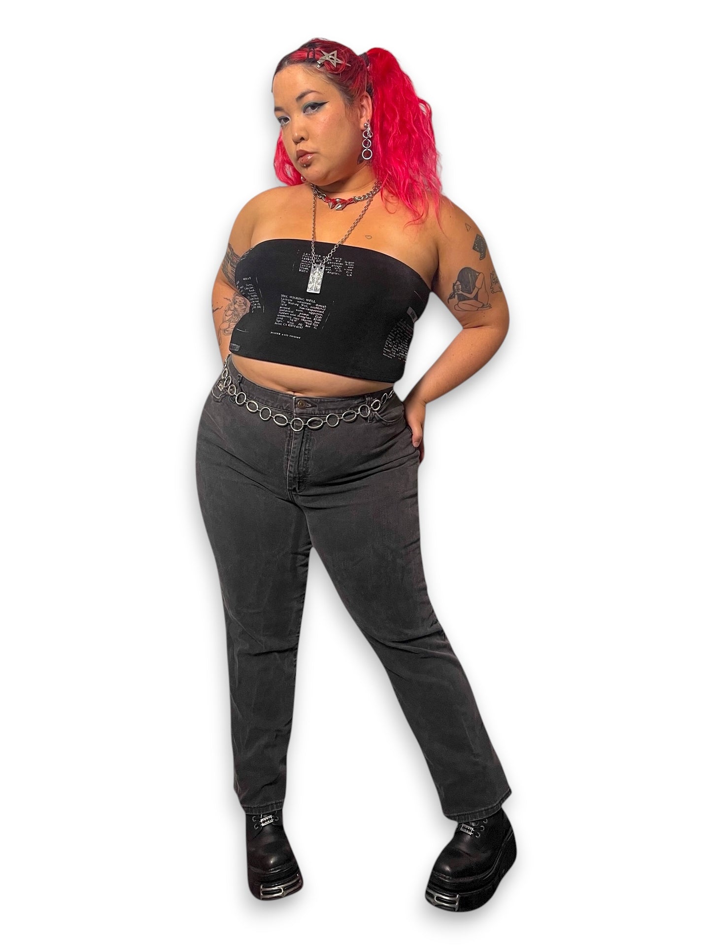 90’s/Y2K Lee Dark Gray Jeans (2X)