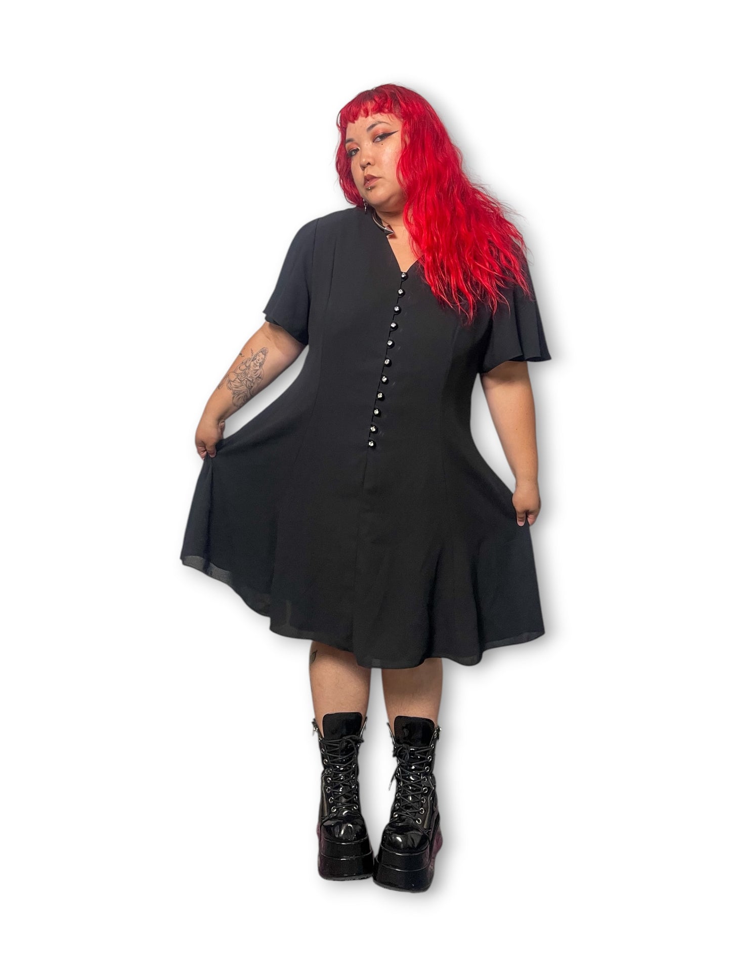 90’s Retro Goth Dress (3X)