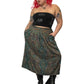 90’s Brownstone Woman Green Paisley Print Skirt (2X)