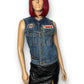 70’s Lee Patched Denim Vest (S/M)