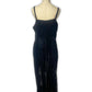 90’s Goth Velvet Midi Dress (XL)