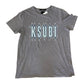 Ksubi Serrated Seeing Lines Purple Tee (XL)