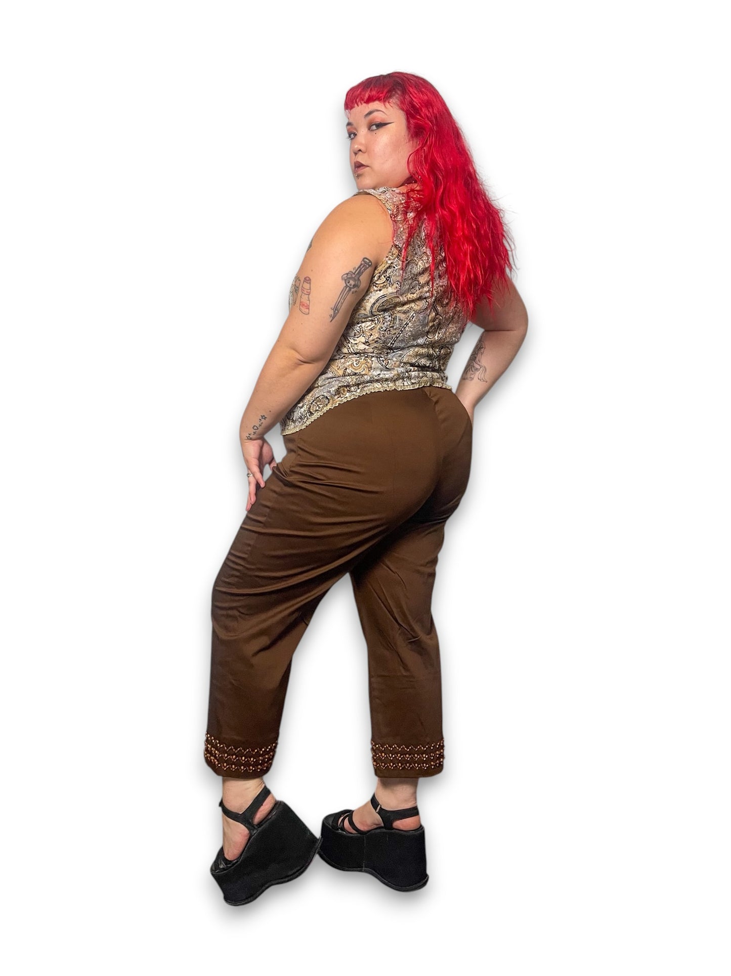 90’s Boho Capri Pants (2X)