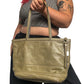 Coach Patent Olive Khaki Purse