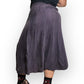 90’s August Max Woman Purple Gray Midi Skirt (2X/3X)