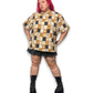 90’s Geometric Retro Blouse (3X/4X)