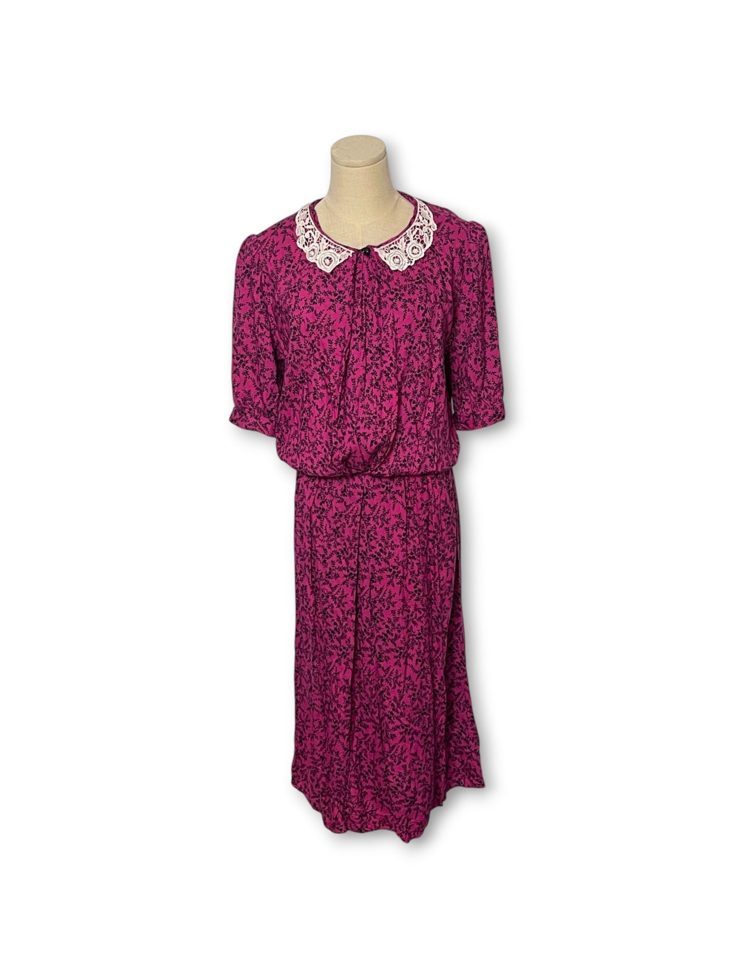 80’s Retro Grunge Midi Dress (L/XL)