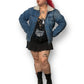 90’s Casual Place Sherpa-Lined Denim Jacket (L)