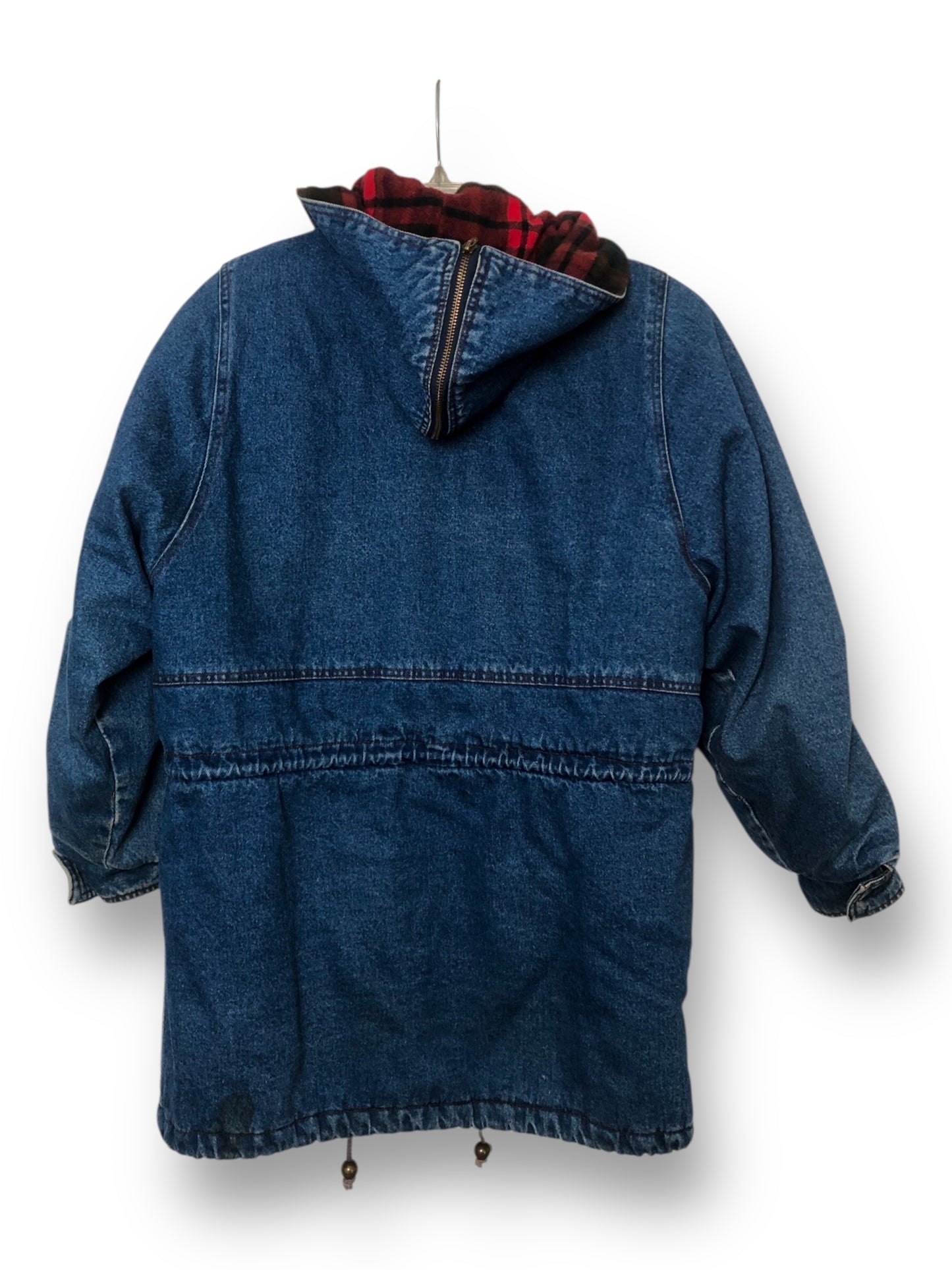 90’s Denim Hooded Jacket (M)