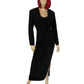 90's Bob Mackie Black 3-Piece Skirt Suit (M/L)