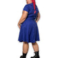 Navy Blue Retro Dress (XL)